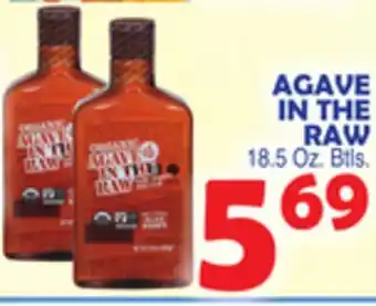 Bravo Supermarkets AGAVE IN THE RAW offer