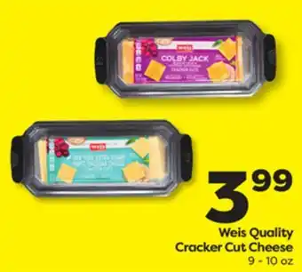 Weis Markets Weis Quality Cracker Cut Cheese offer