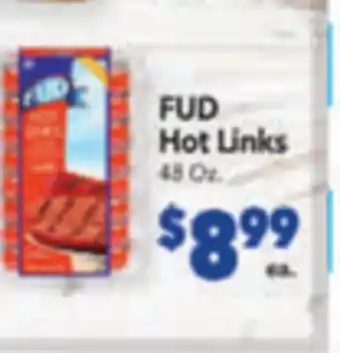 Vallarta Supermarkets FUD Hot Links offer