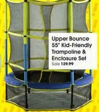 Fred Meyer Upper Bounce 55" Kid-Friendly Trampoline & Enclosure Set offer