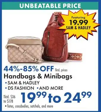 Boscov's Handbags & Minibags offer