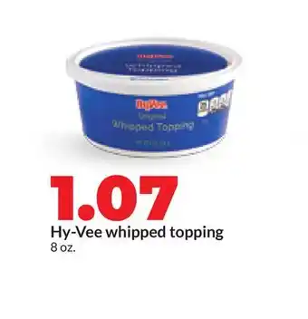 Hy-Vee Hy-Vee whipped topping offer