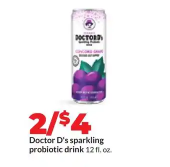 Hy-Vee Doctor D' s sparkling probiotic drink offer