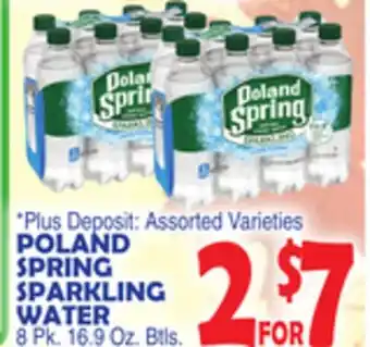 Bravo Supermarkets POLAND SPRING SPARKLING WATER offer