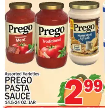 C Town PREGO PASTA SAUCE offer