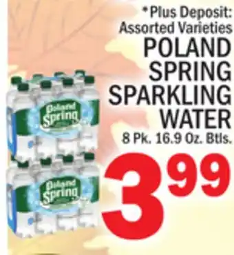 C Town POLAND SPRING SPARKLING WATER offer