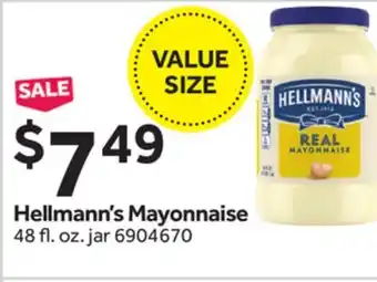 Stop&Shop Hellmann's Mayonnaise offer
