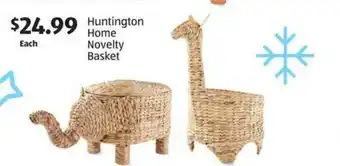 Aldi Huntington Home Novelty Basket offer