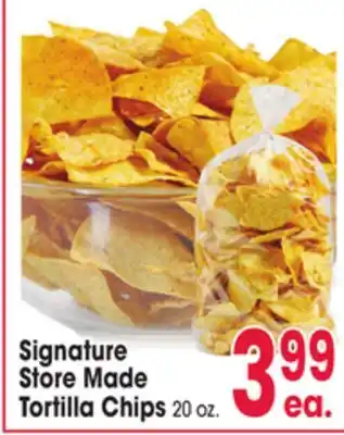 Jewel-Osco Signature Store Made Tortilla Chips offer