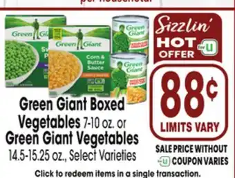 Jewel-Osco Green Giant Boxed Vegetables offer