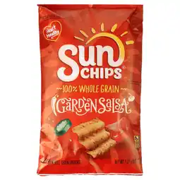 Walmart SunChips Garden Salsa Whole Grain Snacks, 7 oz Bag offer