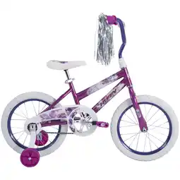 Walmart Huffy 16in Sea Star Kids Bicycle, for Kids Ages 4+ years, Child, Metallic Purple offer