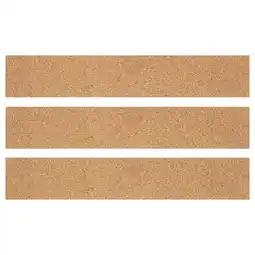 Walmart icolorfuled Office Cork Board 3Pcs Bulletin Bar Memo Strip for Home & Classroom Decor offer