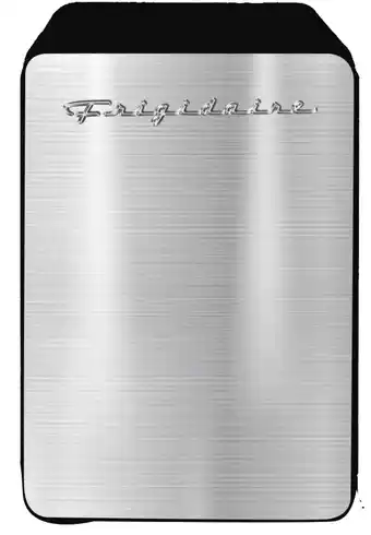 Walmart Frigidaire, Retro 10L, 15-Can Mini Personal Fridge Cooler, EFMIS183, Stainless Steel offer