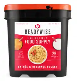 Walmart ReadyWise 120 Serving Emergency Food Supply Variety Bucket offer