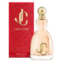 Walmart Jimmy Choo Ladies I Want Choo Eau de Parfum Spray, Perfume for Women, 100 ml/3.3 fl oz offer