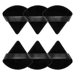 Walmart FACEMADE 6 Pcs Triangle Velour Face Powder Puff Set with Case, Wet and Dry Use Beauty Makeup Tool offer