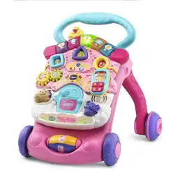 Walmart VTech Stroll & Discover Activity Walker - Pink Baby Walkers with Accessories, Baby and Toddler Toys offer