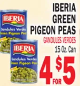 Bravo Supermarkets IBERIA GREEN PIGEON PEAS offer