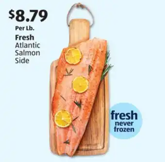 Aldi Fresh Atlantic Salmon Side offer