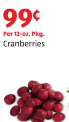 Aldi Cranberries offer