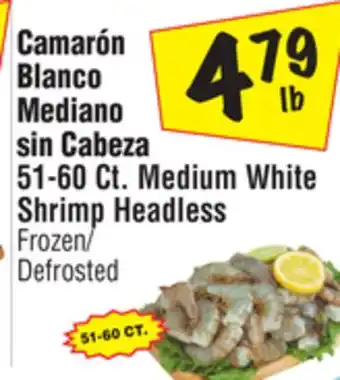 El Super Medium White Shrimp Headless offer