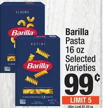 Super King Markets Barilla Pasta offer