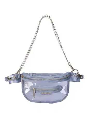 Walmart Madden NYC Women’s Clear Convertible Fanny Pack with Rhinestone Pouch, Denim offer