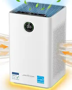 Walmart Jafanda Air Purifier for Home Bedroom Coverage 1190 Sq.ft with True HEPA 13 Filter JF260 Quiet offer