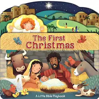 Walmart Little Bible Playbook: The First Christmas (Board book) offer