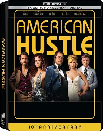 Walmart New Steelbook American Hustle (4K UHD + Blu-ray + Digital) offer