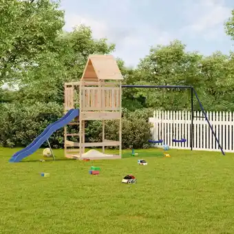 Walmart vidaXL Outdoor Playset Solid Wood Pine offer