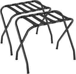 Walmart SONGMICS Luggage Racks Pack of 2 for Guest Room Suitcase Stand for Bedroom Black offer