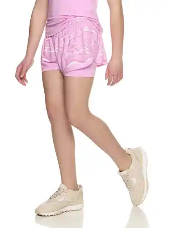 Walmart Reebok Girl's Butterfly Short with Compression, Sizes 4-18 offer