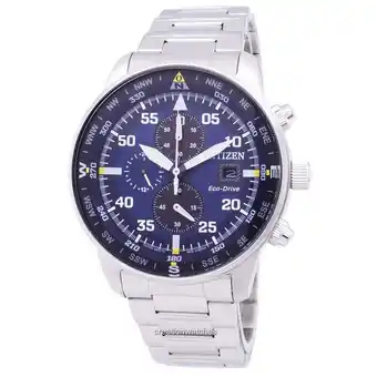 Walmart Citizen Chronograph Blue Dial Men's Watch CA0690-88L offer