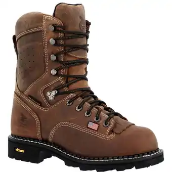 Walmart Men's USA Logger Waterproof Work Boot Size 10.5(M) offer