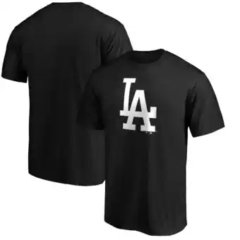 Walmart Men's Fanatics Branded Black Los Angeles Dodgers Primary Logo II T-Shirt offer