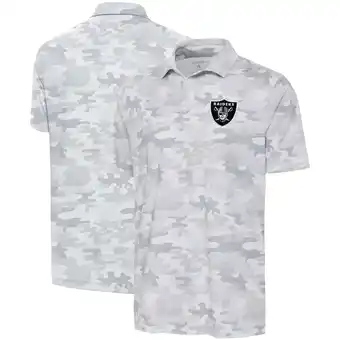 Walmart Men's Antigua White Las Vegas Raiders Collide Polo offer