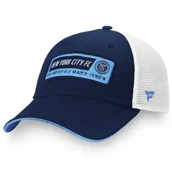 Walmart Men's Fanatics Navy New York City FC Defender Adjustable Hat offer