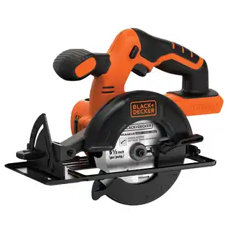 Walmart BLACK+DECKER 20V MAX* POWERCONNECT 5-1/2 in. Cordless Circular Saw, Tool Only, (BDCCS20B) offer