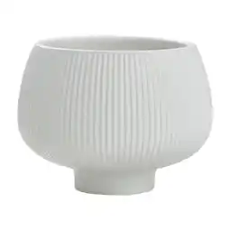 Walmart simhoa Ceramic Planter Flower Vase Indoor Outdoor Garden Desk Planter Pot Plant Pot Beige offer