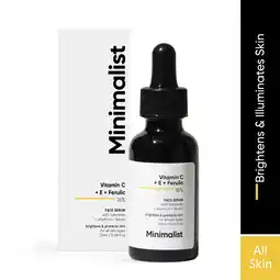 Walmart Minimalist 16% Vitamin C Serum With Vitamin E, Ferulic acid & Fullerenes (Advanced Formula) | 20ml offer