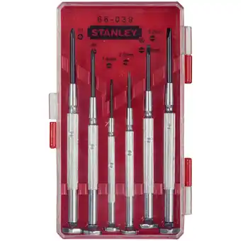 Walmart STANLEY 66-039 6-Piece Jeweler's Precision Screwdriver Set offer