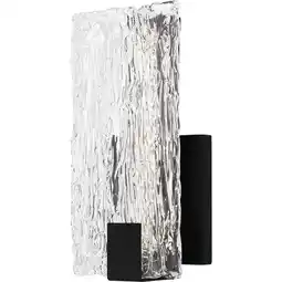 Walmart Quoizel Pcwr8506 Winter 12 Tall Integrated Led Wall Sconce - Black offer