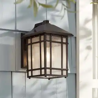 Walmart Kathy Ireland Jardin du Jour 11 High Bronze Outdoor Wall Light offer