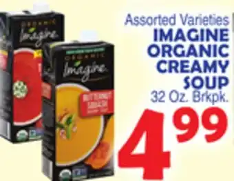 Bravo Supermarkets IMAGINE ORGANIC CREAMY SOUP offer