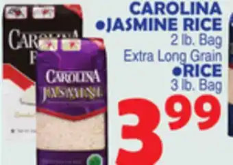 Bravo Supermarkets CAROLINA, JASMINE RICE offer