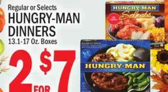 C Town HUNGRY-MAN DINNERS offer