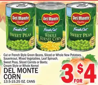 C Town DEL MONTE CORN offer