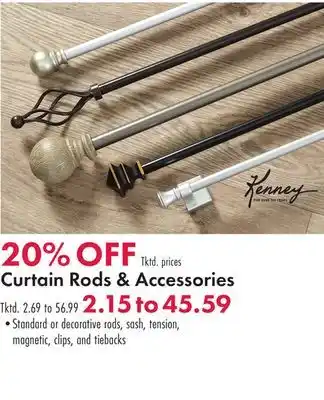 Boscov's Curtain Rods & Accessories offer